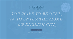 Desktop Screenshot of haymansgin.com